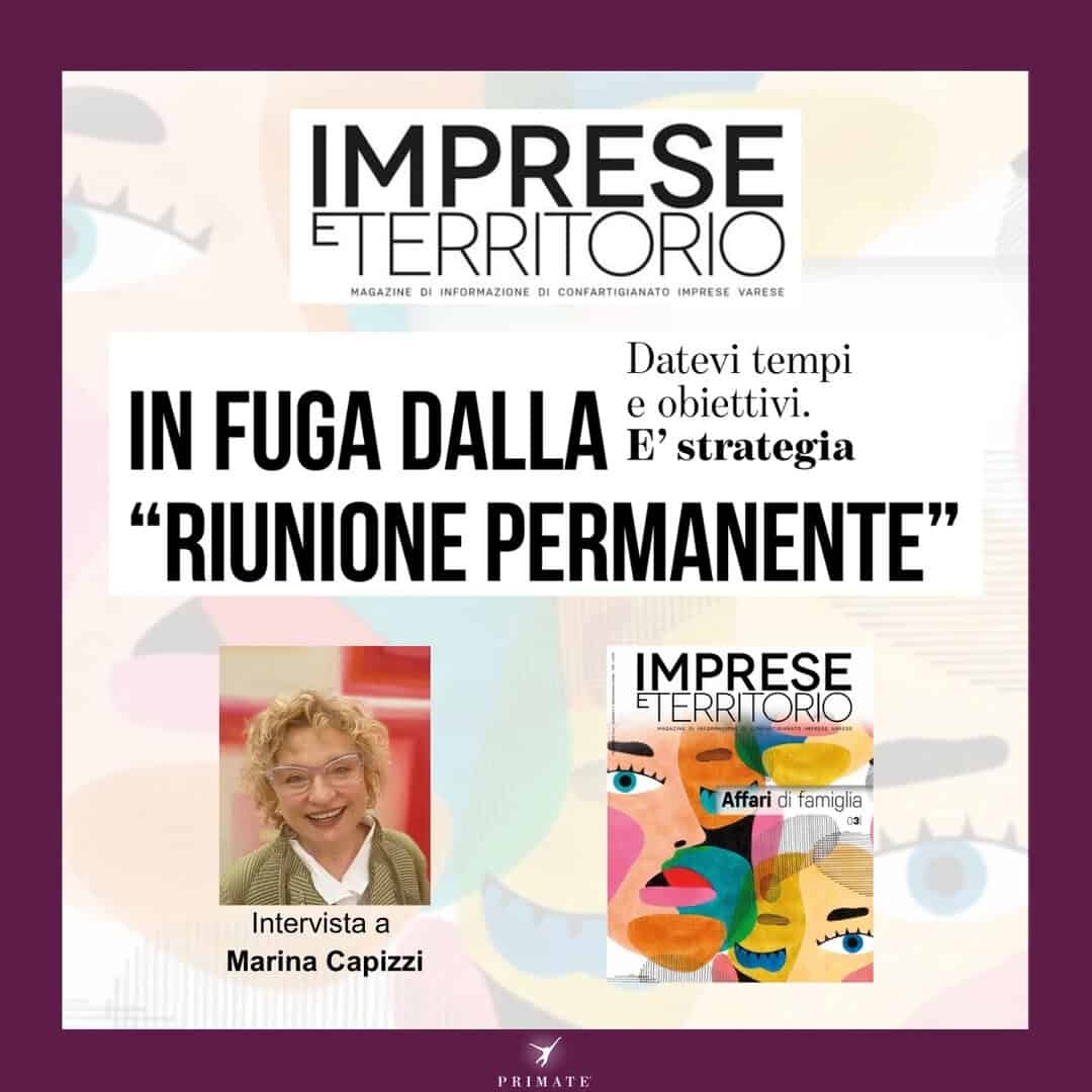 In fuga dalla Riunione permanente – Imprese e territorio – intervista a Marina Capizzi