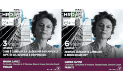 3/05/2021 – PRIMATE a HRD SQUARE 2021 – La meeting room dei Direttori HR della Community