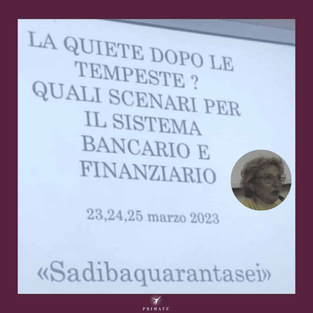 24/03/2023 – PRIMATE a SADIBA46, seminario dell’Associazione per lo Sviluppo degli Studi di Banca e Borsa dell’Università Cattolica del Sacro Cuore di Milano