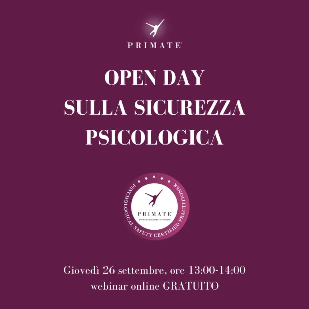 Webinar Gratuito Sulla Sicurezza Psicologica