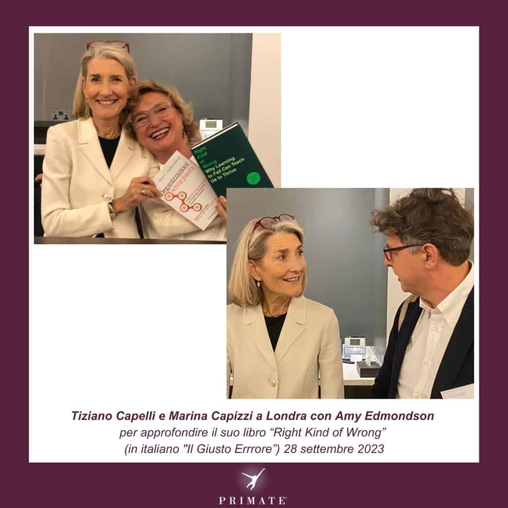 28/09/2023 – A Londra con Amy Edmondson per approfondire il suo nuovo libro “Right Kind of Wrong”