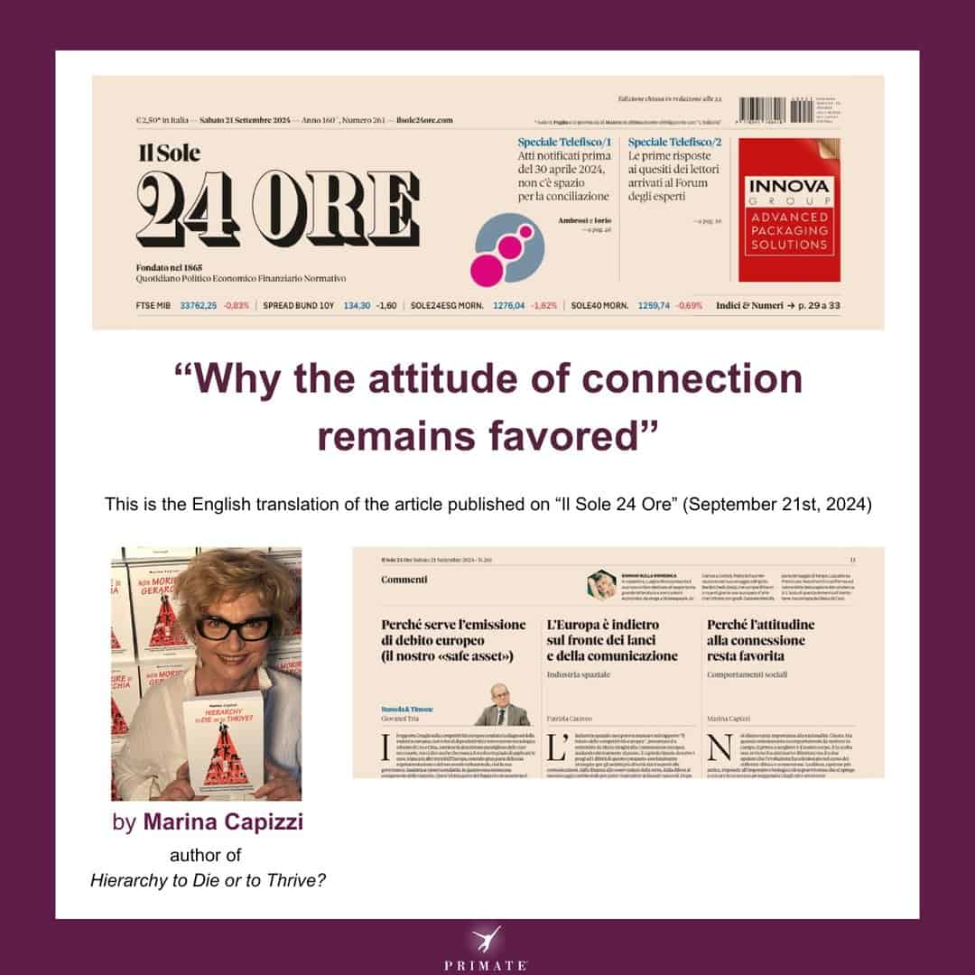 Marina Capizzi_Il Sole 24 Ore_21 Settembre 2024_Eng_PRIMATE Consulting
