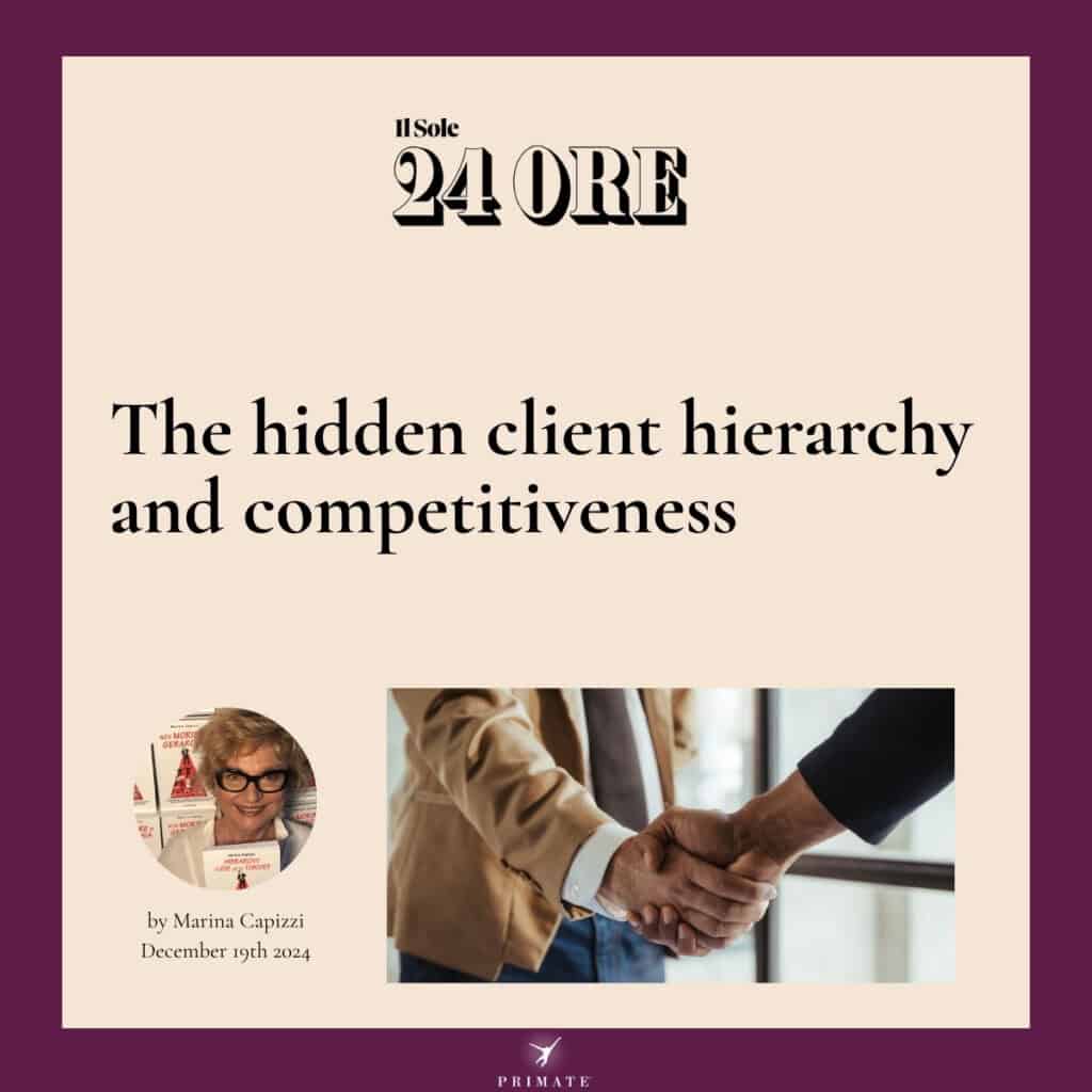The hidden client hierarchy and competitiveness