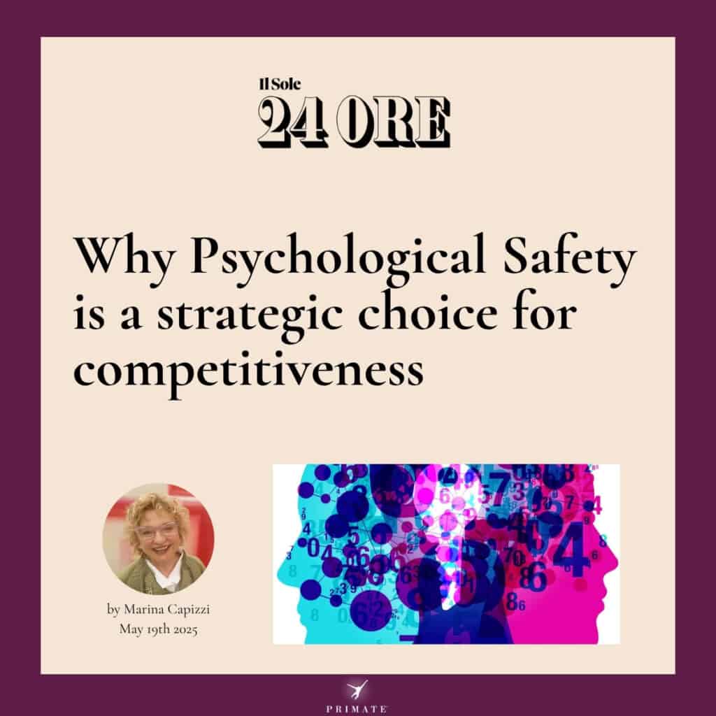 Why Psychological Safety is a strategic choice for competitiveness