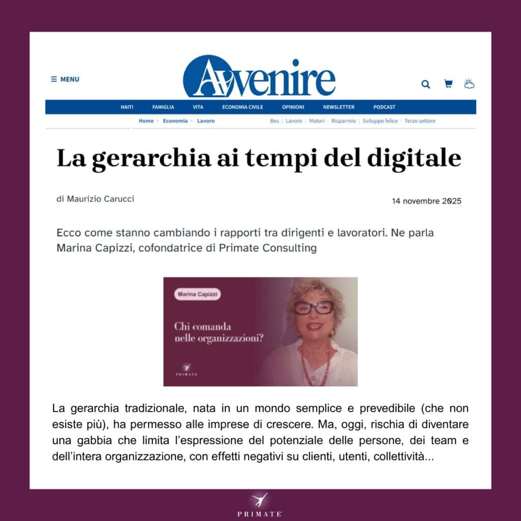 La gerarchia ai tempi del digitale