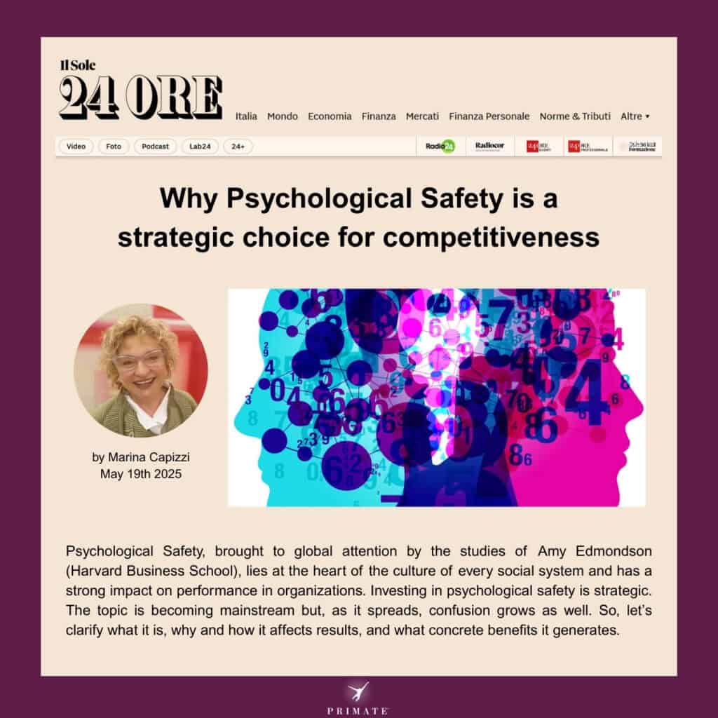Why Psychological Safety is a strategic choice for competitiveness