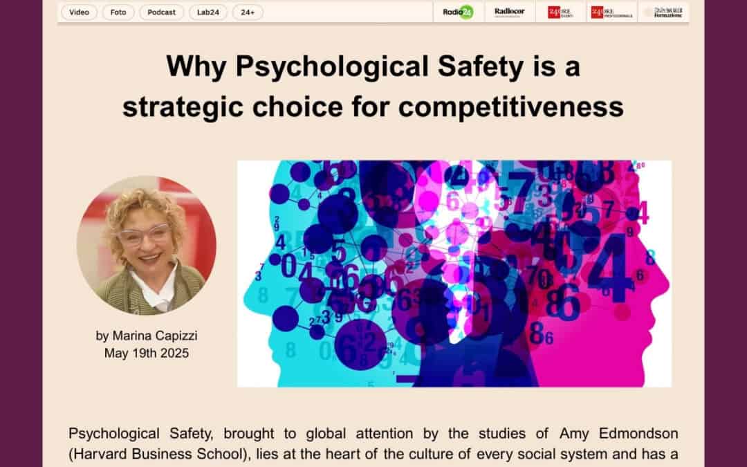 Why Psychological Safety is a strategic choice for competitiveness