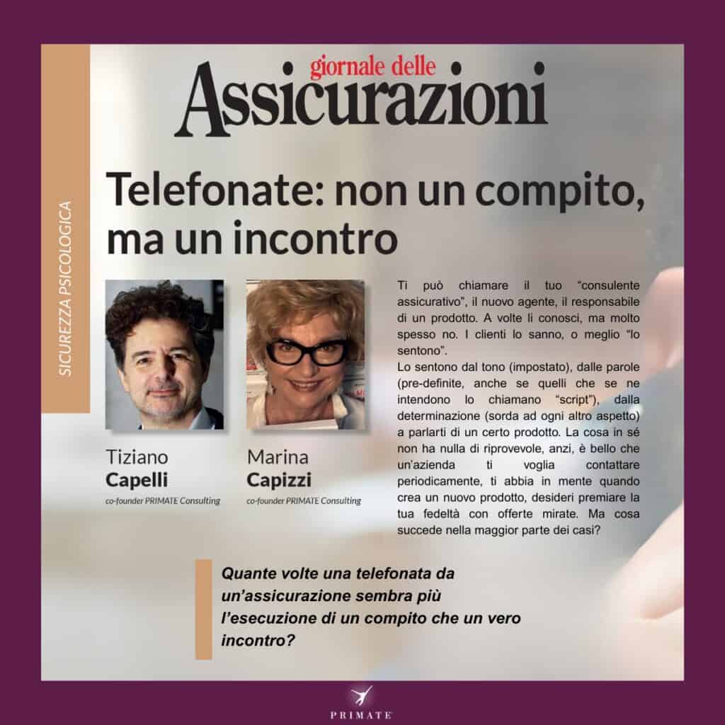 Telefonate: non un compito, ma un incontro