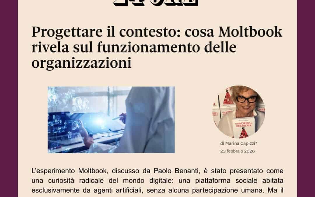 Progettare il contesto: cosa Moltbook rivela sul funzionamento delle organizzazioni