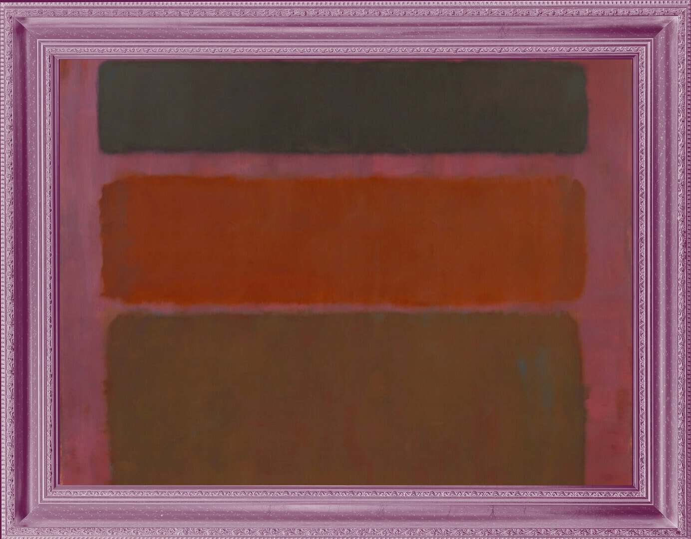 Primate Newsletter – No. 16 (Red, Brown, and Black) – Rothko Mark