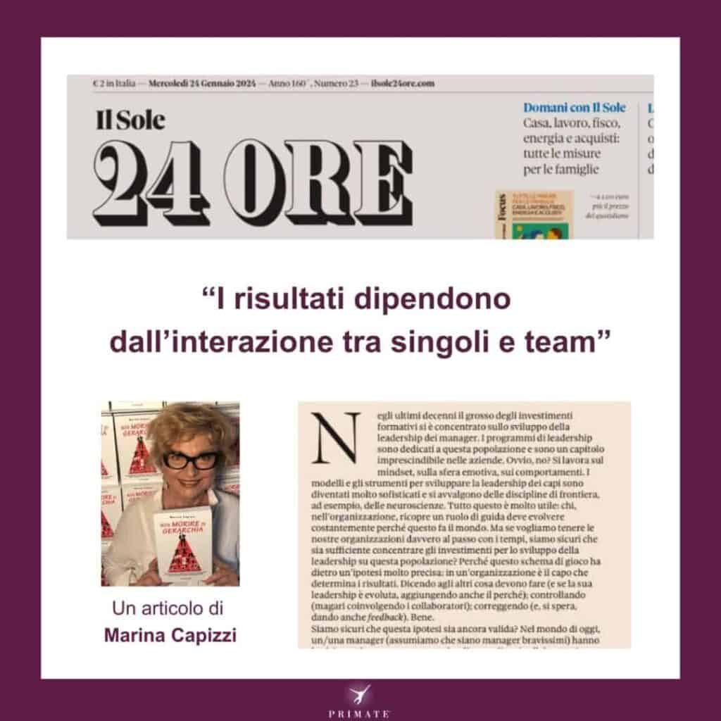 I risultati dipendono dall’interazione tra singoli e team
