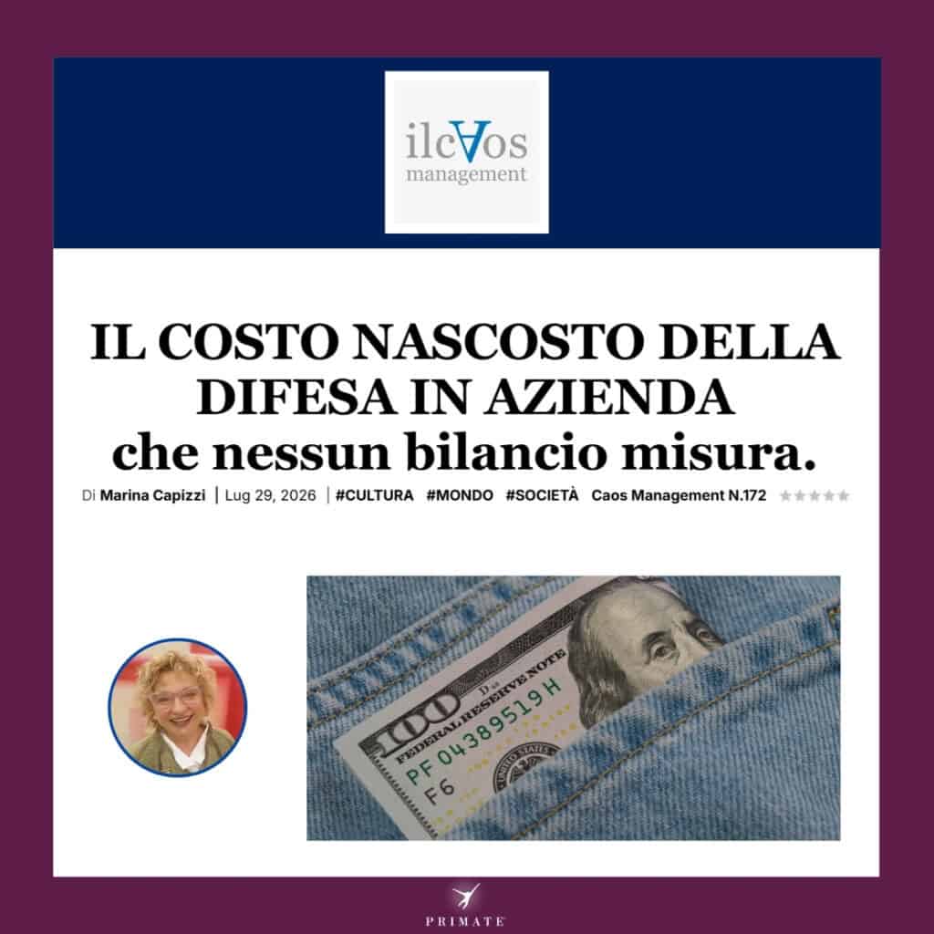 IL COSTO NASCOSTO DELLA DIFESA IN AZIENDA che nessun bilancio misura