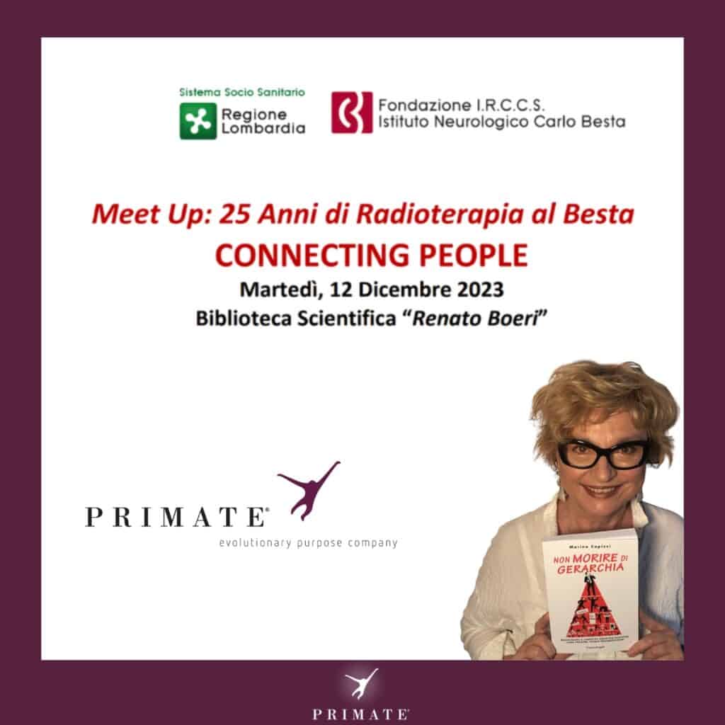 12/12/2023 – Marina Capizzi partecipa al convegno “Meet Up: 25 anni di Radioterapia al BESTA. Connecting People.”