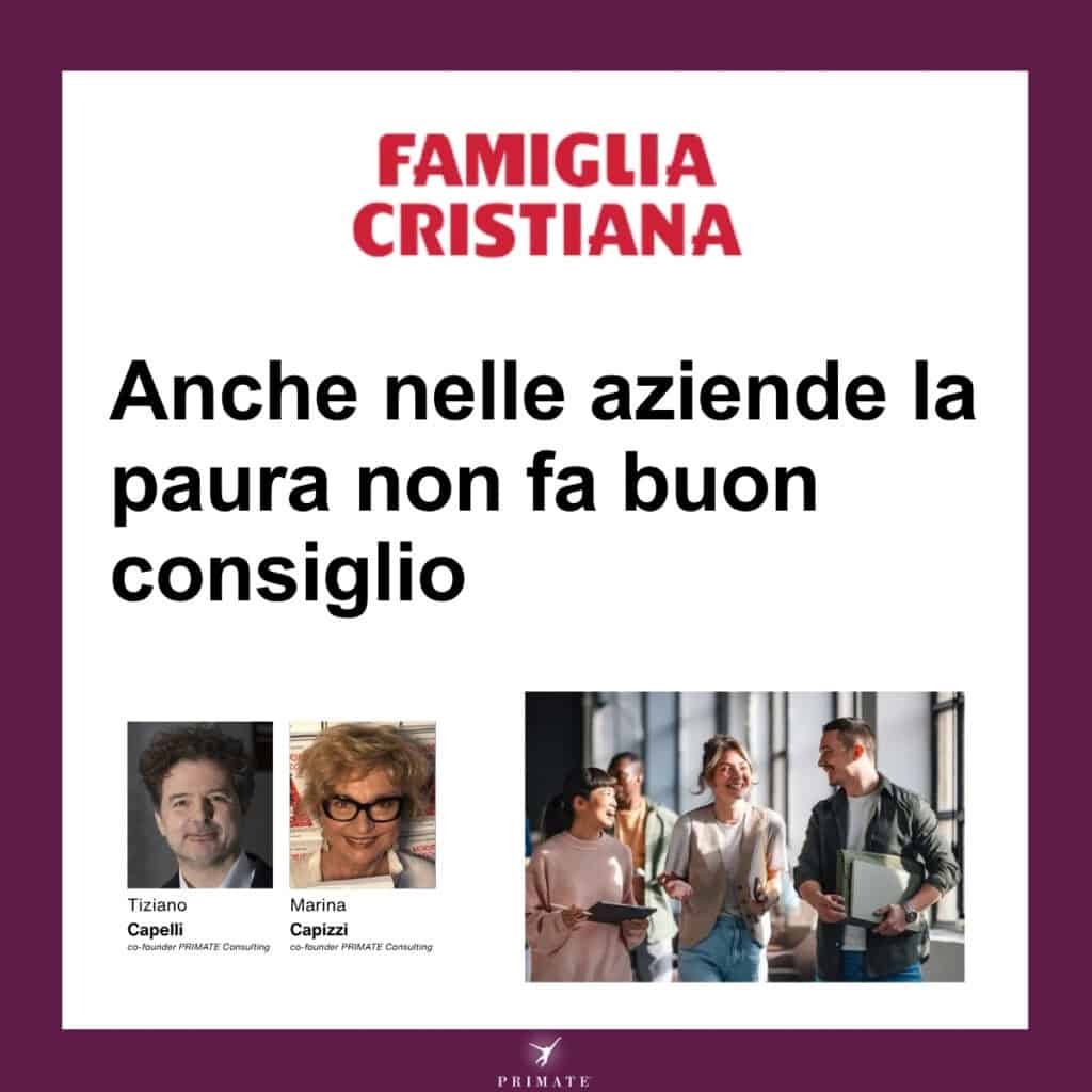 Anche nelle aziende la paura non fa buon consiglio