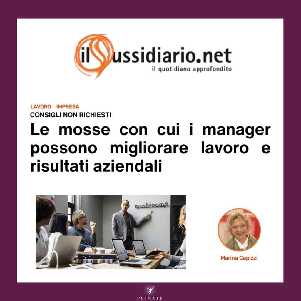 Le mosse con cui i manager possono migliorare lavoro e risultati aziendali