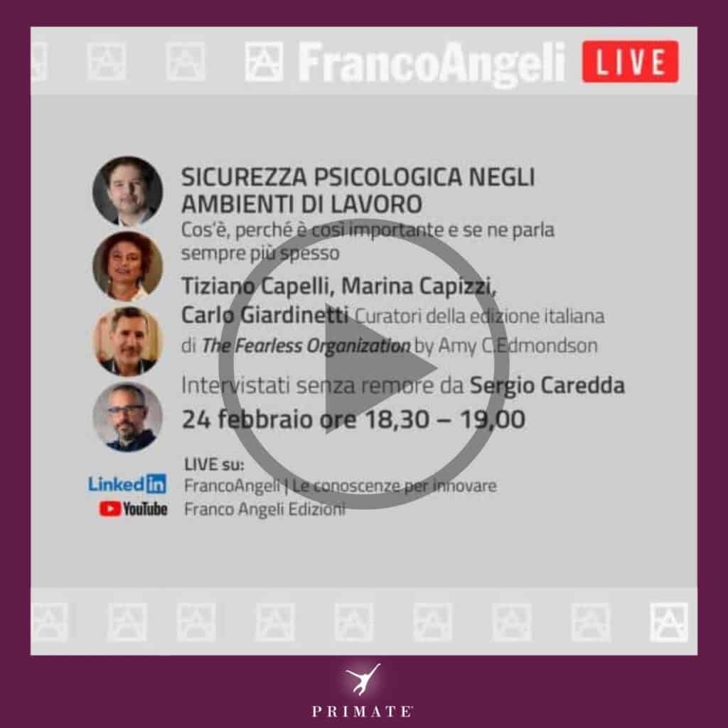 Organizzazioni senza paura – S. Caredda intervista T. Capelli, M. Capizzi e C. Giardinetti